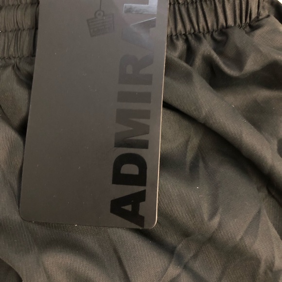 Admiral sports truck pants black elastic waistband and drawstring straight cut - Picture 6 of 11